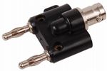 112704 Adapter gniazdo BNC - 2x wtyk 4mm AD 132