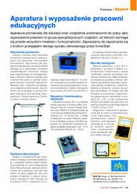 Aparatura i wyposaenie pracowni edukacyjnych